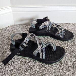Chaco ZX/2 Classic Sandals Purple, Teal, Grey sz 8